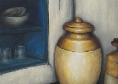 The realistic art work of traditional kerala kitchen, a nostalgic memory for many Kerala people all over the world.